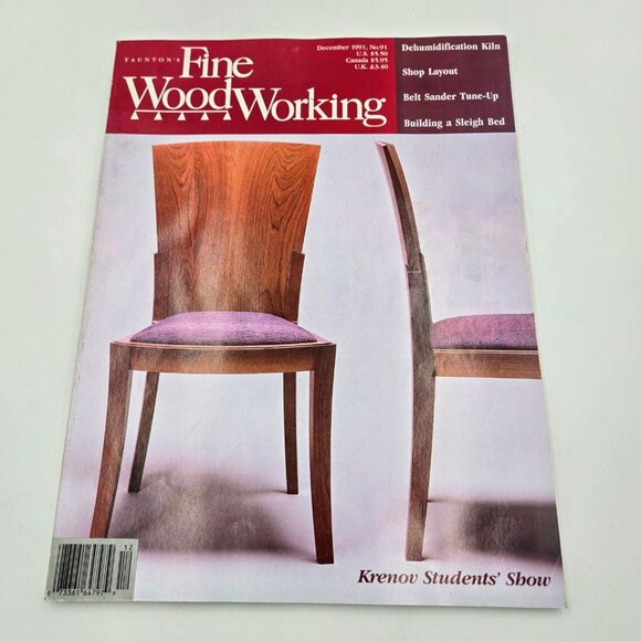 Tauton’s Fine Woodworking Magazine Lot October December 1991 April February June - Picture 2 of 11